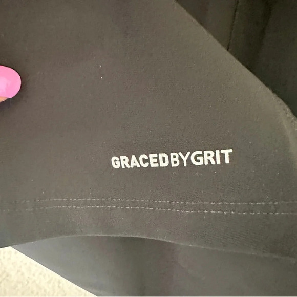 Graced by Grit Tennis Love Dress sz Small Black premium activewear run gym $118 - Picture 3 of 6